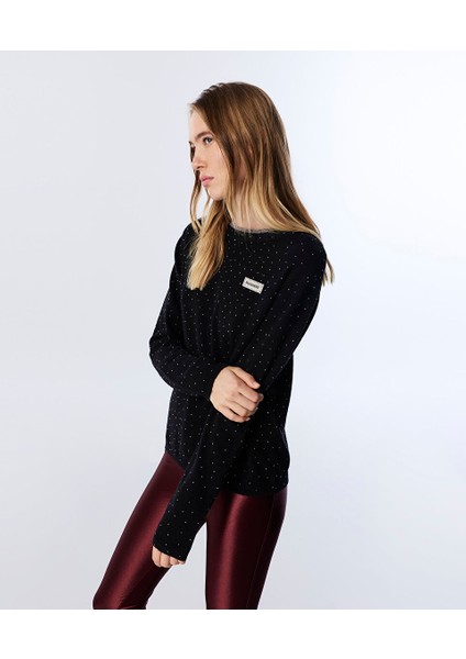 Hotfıx Baskılı Colorblock Triko TW6250050224001 modelleri