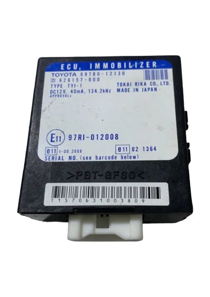 Toyota Corolla E120-E130 Immoblızer Kontrol Unutesı Beyın D4D Ecu