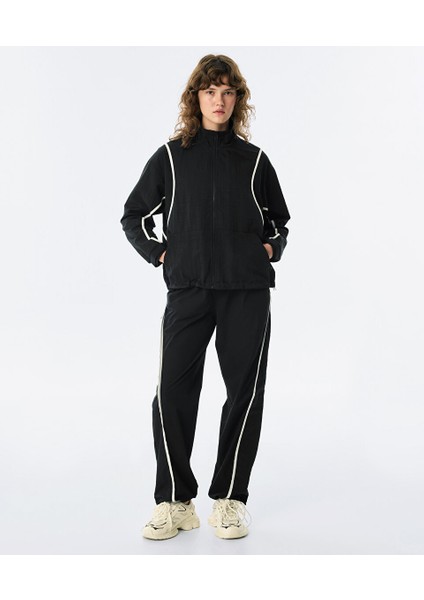 Kontrast Biyeli Teknik Kumaş Ceket TW6250005079001 fiyatları