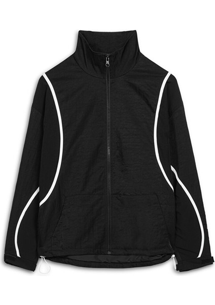 Kontrast Biyeli Teknik Kumaş Ceket TW6250005079001 indirimleri