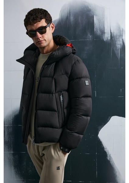 Erkek Jacop Kaz Tüyü Mont 112120251 Siyah modelleri