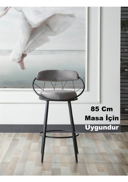 Relax Plus Tel Sandalye 85 cm Masa Için Mutfak-Cafe