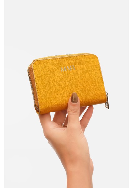 Mavi Lume Hakiki Deri Fermuarlı Sarı Cüzdan indirimleri