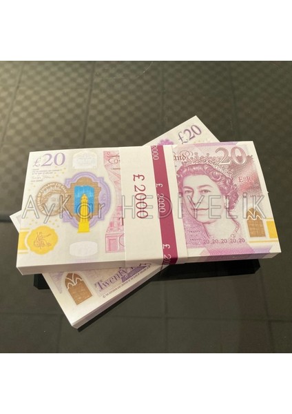 3 Deste 20 Sterlin Banknot Pound Para Geçersiz Paralar Düğün Para Dizi Film ve Video Çekimleri Için Paralar fiyatları