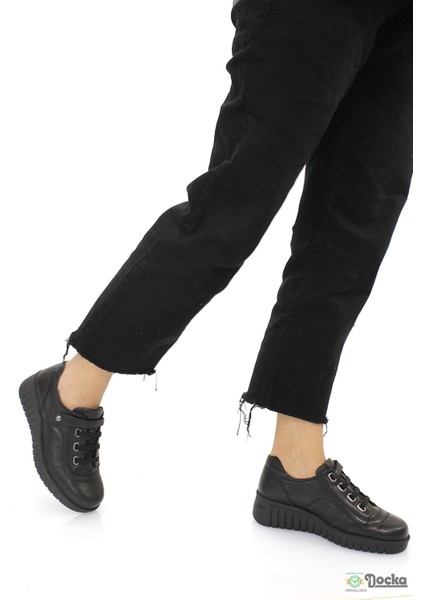 Kadın Ortopedik Hakiki Deri Dolgu Topuk Günlük Cırtlı Ayakkabı M26/KA3540 fiyatları