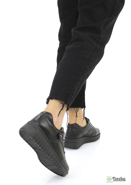 Kadın Ortopedik Hakiki Deri Dolgu Topuk Günlük Cırtlı Ayakkabı M26/KA3540 modelleri