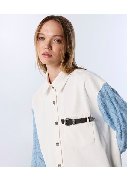 Triko Mıx Non Denim Gömlek TW6250025115018 fiyatları