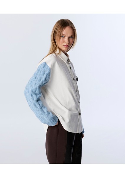 Triko Mıx Non Denim Gömlek TW6250025115018 modelleri