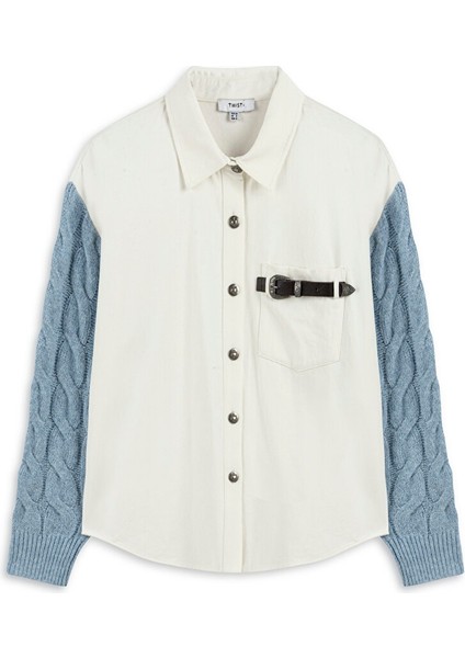 Triko Mıx Non Denim Gömlek TW6250025115018 indirimleri