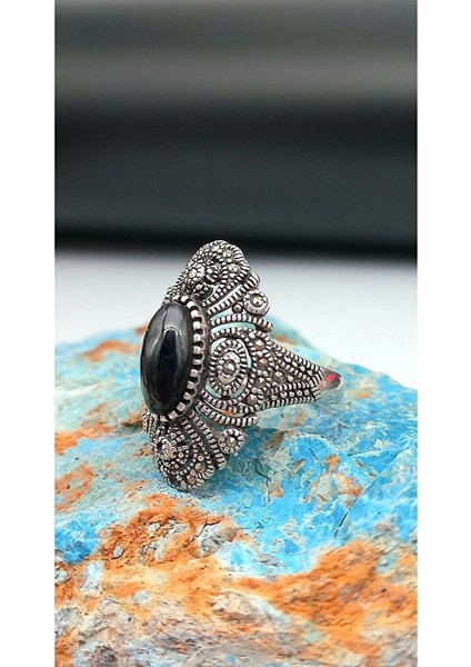 Oltu Taşlı Gümüş Yüzük SY00018 fiyatları