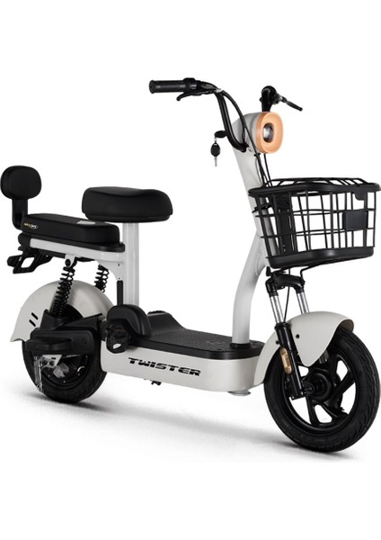 Skyjet Twıster 10 Elektrikli Moped Beyaz