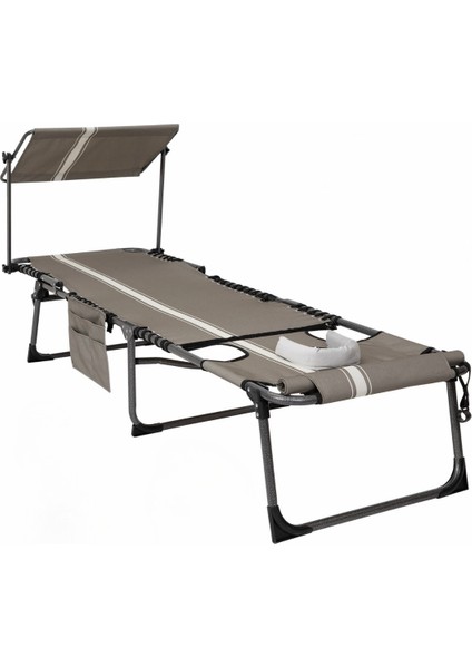 Kingcamp Magnolia B10 Plus Hands-Free Premium 7 Kademeli Katlanır Şezlong Grey/white modelleri