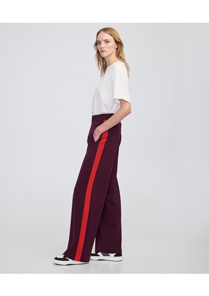 Colorblock Wide Leg Fit Pantolon IW6250003185035 modelleri