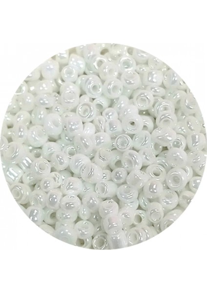 Dökme Cam Kum Boncuk (8/0) 3 mm - 60 Gram - Parlak Beyaz - BNC194 fiyatları