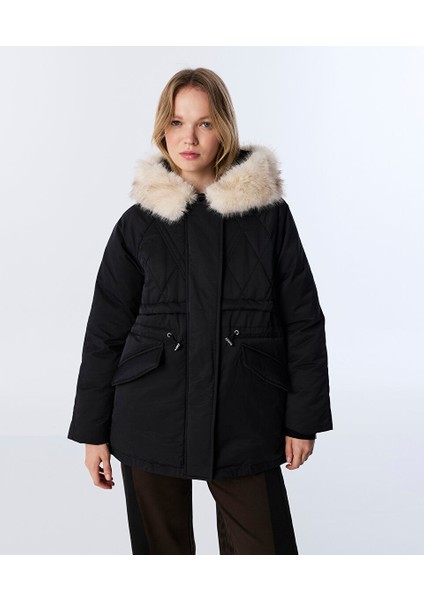 Suni Kürk Yakalı Mont TW6250012218001