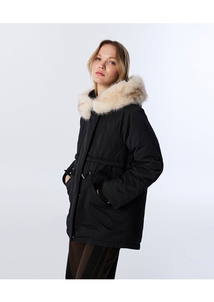 Suni Kürk Yakalı Mont TW6250012218001 fiyatları