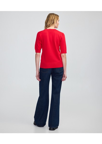 Bisiklet Yaka Basic Triko IW6250050354034 fırsatları