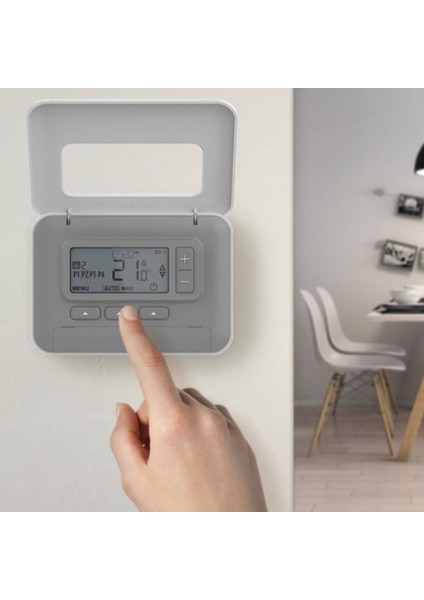 T3R Kablosuz Programlanabilir Termostat -Bağlantı Kablolu Set fırsatları