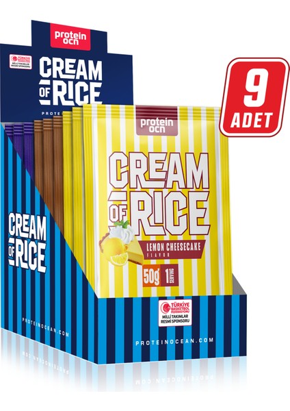 Cream Of Rice | Pirinç Kreması - Karma Kutu - 9 Tek Kullanımlık Saşe