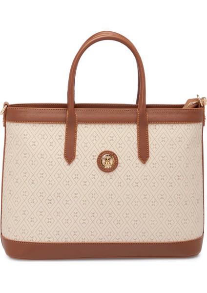 Bej Print Kadın Omuz Çantası - S25K1PR09181-S7G