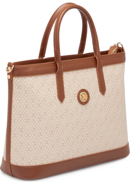 Bej Print Kadın Omuz Çantası - S25K1PR09181-S7G fiyatları