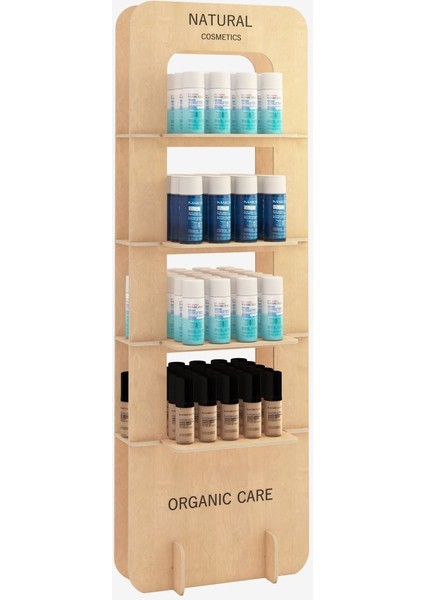 Ahşap Orta Alan Ürün Rafı, Ürün Standı modelleri