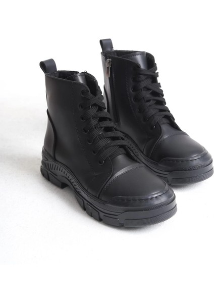 Bloom Bağcıklı Fermuarlı Ortopedik Tabankadın Bot St - Siyah indirimleri