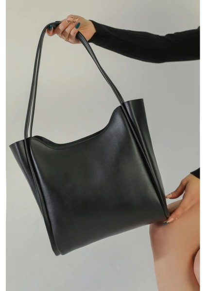 Kadın Siyah Kol ve Omuz Çantası