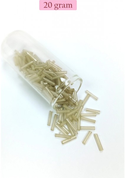 Uzun Boru Kesme Boncuk Çap 2mm Uzunluk 10 mm - 4 Renk - Toplam 80 Gram - BNC429 fiyatları