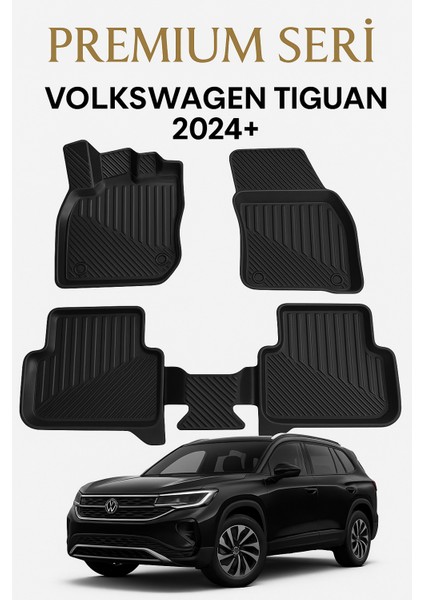 Volkswagen Tiguan 2024+ Uyumlu 3D Oto Paspas Premium fiyatları