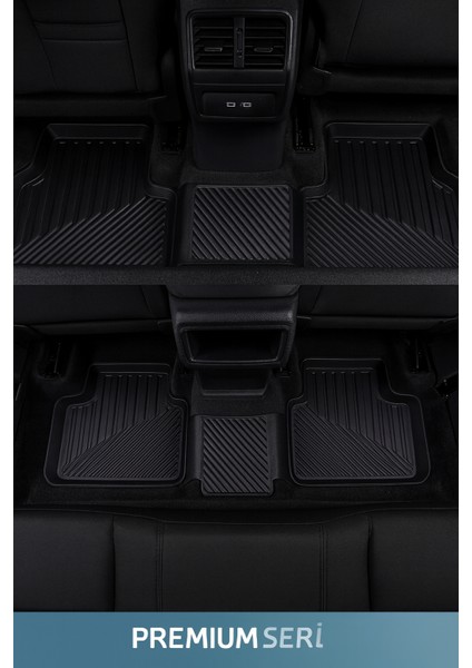 Volkswagen Tiguan 2024+ Uyumlu 3D Oto Paspas Premium indirimleri