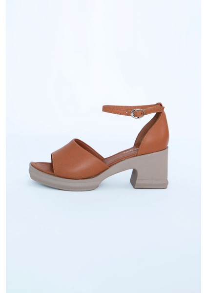 Kadın Topuklu Ayakkabı Z395001-TABA fiyatları