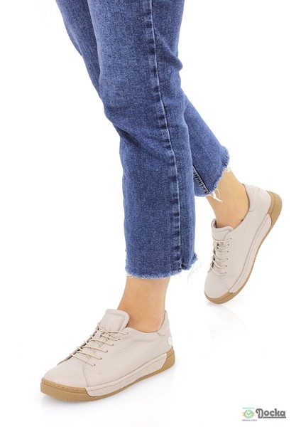 Kadın Ortopedik Hakiki Deri Spor Tarz Günlük Ayakkabı M26/KA260