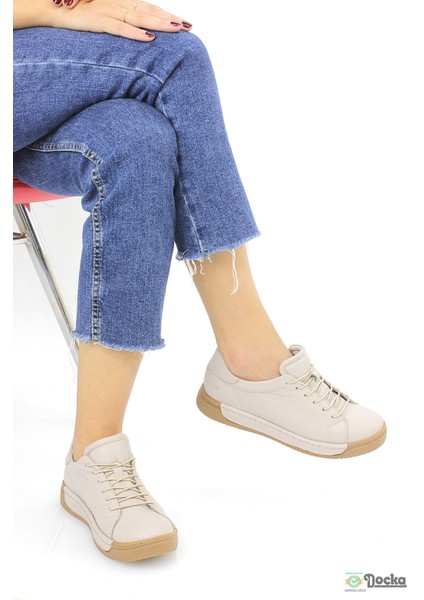 Kadın Ortopedik Hakiki Deri Spor Tarz Günlük Ayakkabı M26/KA260 fırsatları