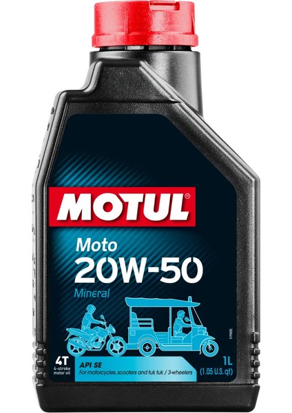 Moto 20W-50 4t Motosiklet Yağı (2024)