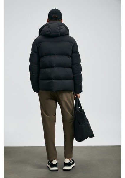 Erkek Tommy Kaz Tüyü Mont 112120250 Siyah fırsatları