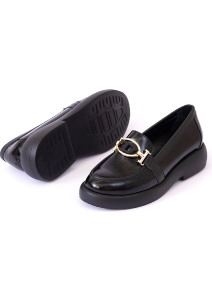 Hakiki Deri Loafer Kadın Ayakkabısı 25KWSCL030 fiyatları