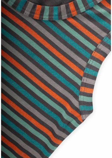 Üçlü Geniş Askılı Atlet Set 2-9 Yaş Çizgili modelleri