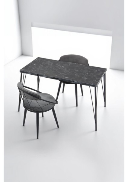 Ruby Masa 60X120 2 Relax Sandalye Mutfak,çalışma Odası,ofis,balkon Takımı