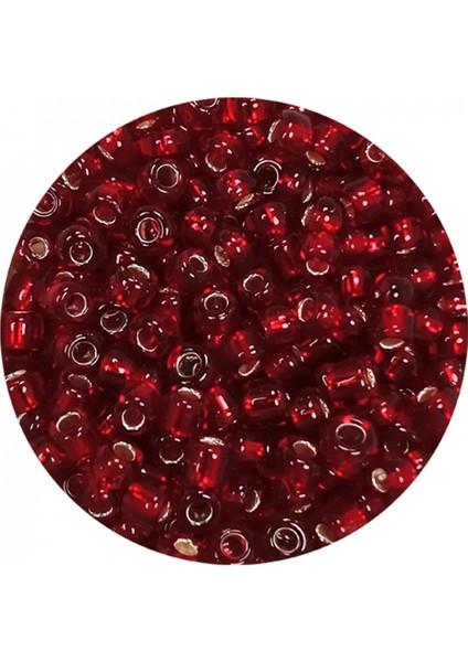 Dökme Cam Kum Boncuk (8/0) 3 mm - 20 Gram - Koyu Kırmızı - BNC183 fiyatları