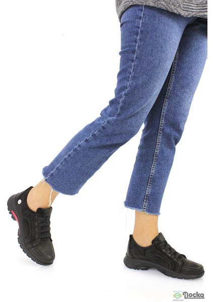 Kadın Kışlık Spor Tarz Ortopedik Hakiki Deri Bağcıksız Ayakkabı M26/KA3465 modelleri