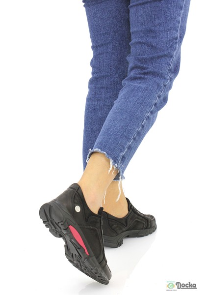 Kadın Kışlık Spor Tarz Ortopedik Hakiki Deri Bağcıksız Ayakkabı M26/KA3465 fırsatları