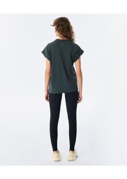 Sloganlı Oversıze Tişört TW6250070095036 fırsatları