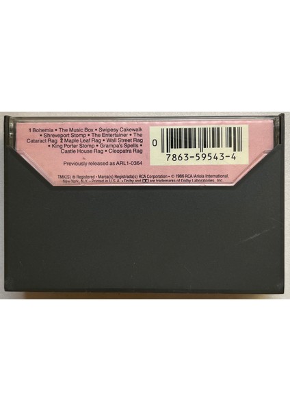 Great Ragtime Classics Kaset (Orijinal Dönem Baskı Kaset) fiyatları