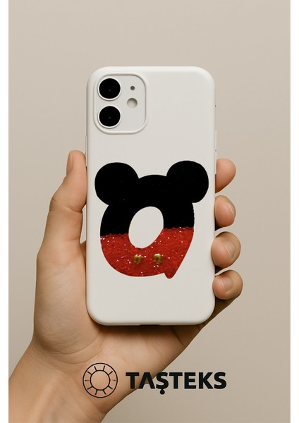 Taşlı Ütülenebilen Veya Sticker Olarak Kullanılabilen ' Mickey O ' Harfi fiyatları
