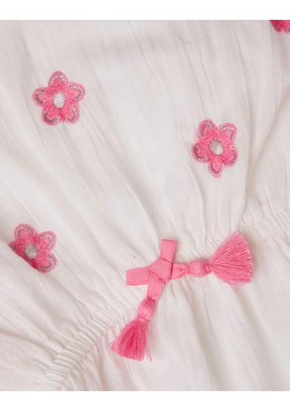 Çiçekli Kaftan Elbise 7-8 Yaş fırsatları