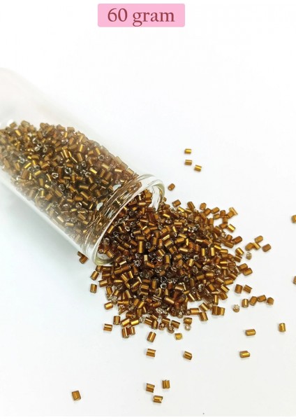 Kesme Cam Boncuk 2mm - 60 Gram - Koyu Kahverengi - BNC372