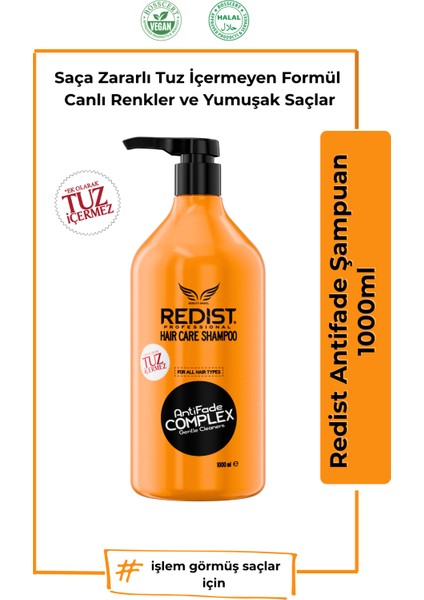 Tuzsuz Şampuan 1000 ml | Hassas ve İşlem Görmüş Saçlar İçin Onarıcı Bakım