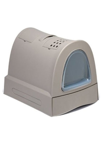 Zuma Çekmeceli Kapalı Kedi Tuvaleti Gri 40x56x42.5 Cm modelleri