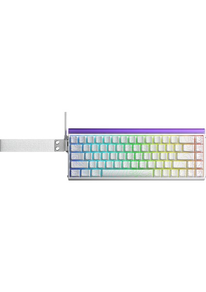 Hero 68 He Manyetik Klavye Rapid Trigger Black King Switch 8000Hz RGB Neon TKL Hot Swap Oyuncu Klavyesi Desenli Beyaz modelleri